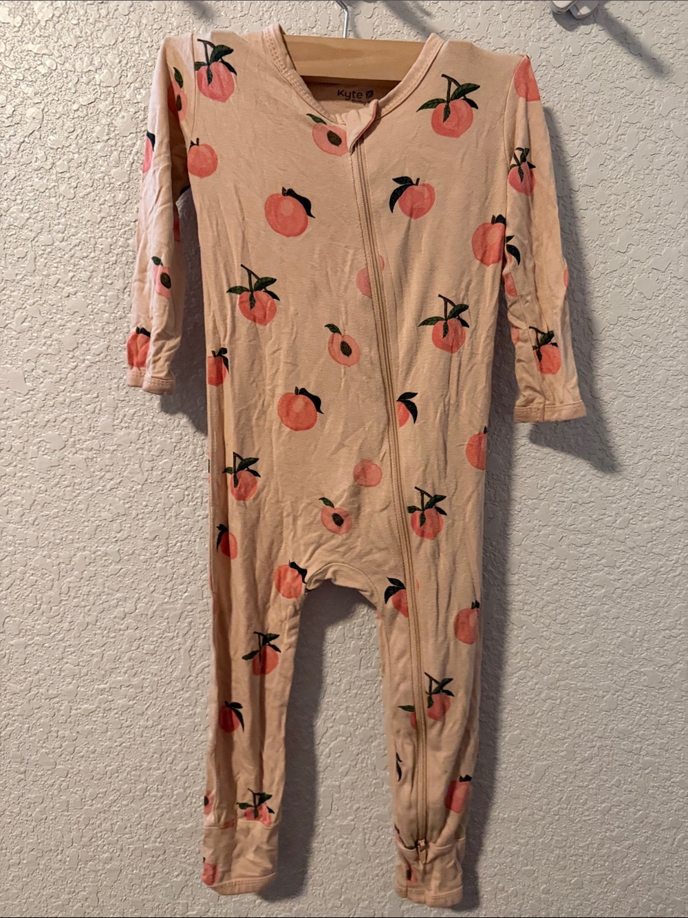 Kyte BABY Peach-Print Footie